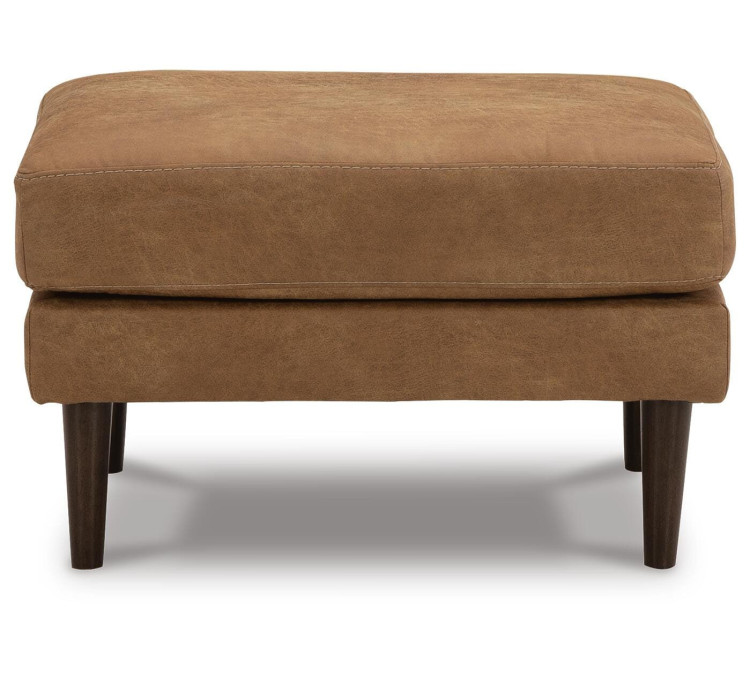 Telora Sofa, Loveseat, Chair and Ottoman - Caramel
