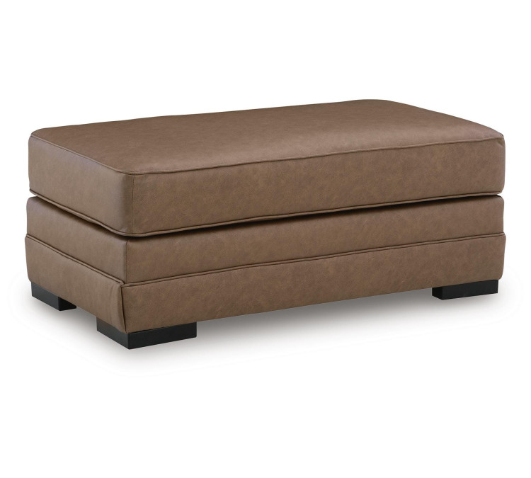 VillaCourt Ottoman - Caramel