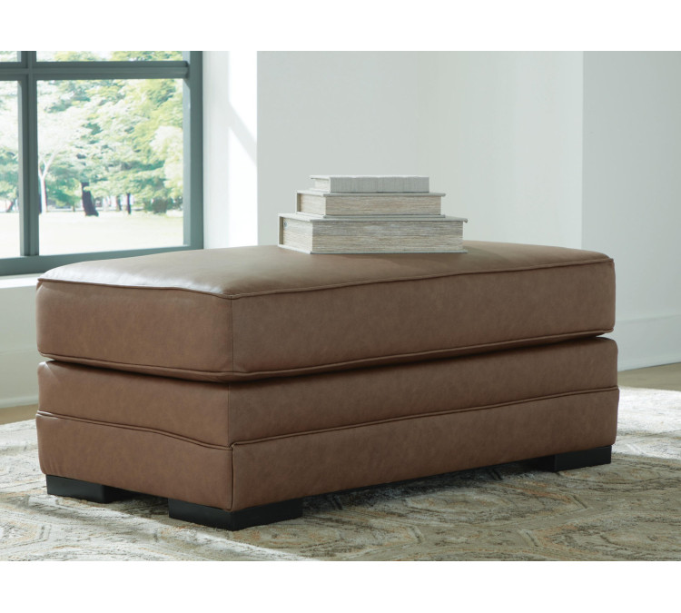 VillaCourt Ottoman - Caramel