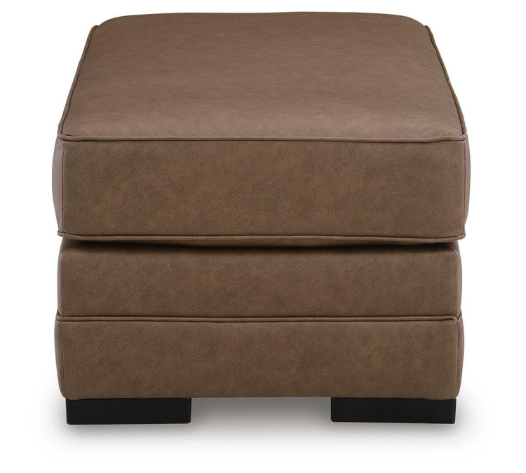 VillaCourt Ottoman - Caramel