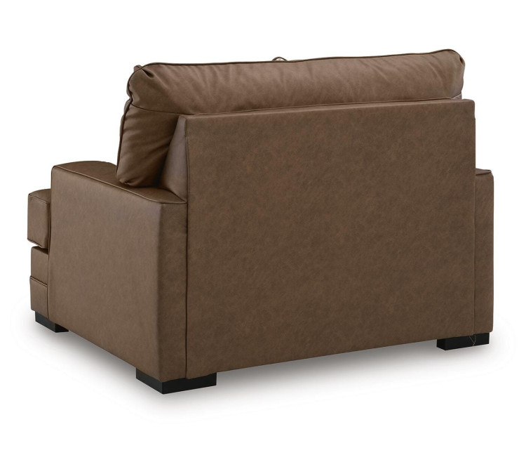 VillaCourt Oversized Chair - Caramel
