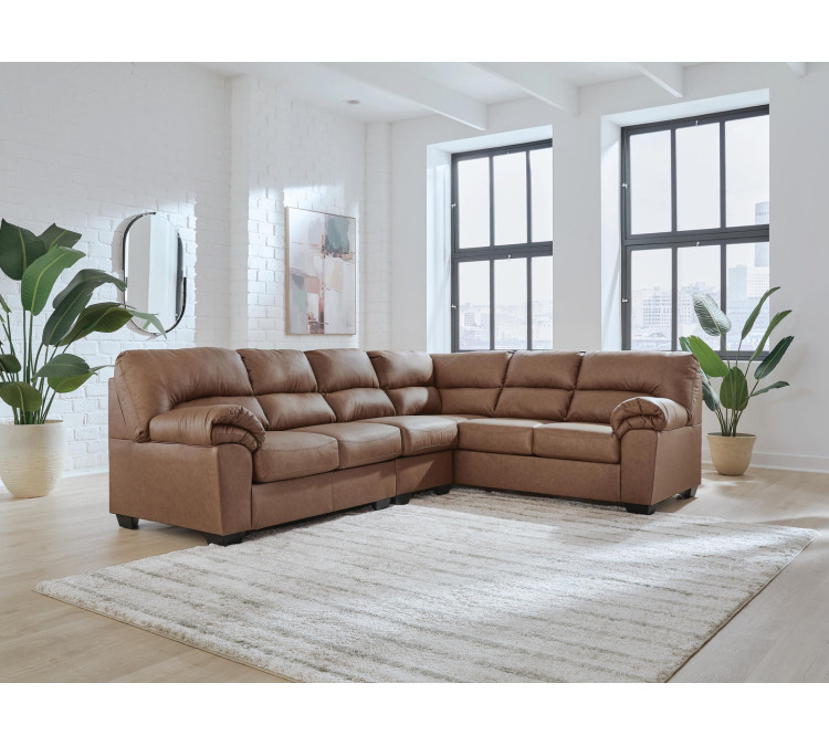 Whitlock 3-Piece Sectional - Caramel