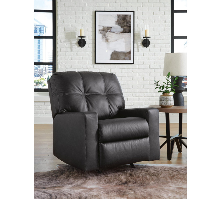 Barlin Mills Sofa, Loveseat and Recliner - Carbon