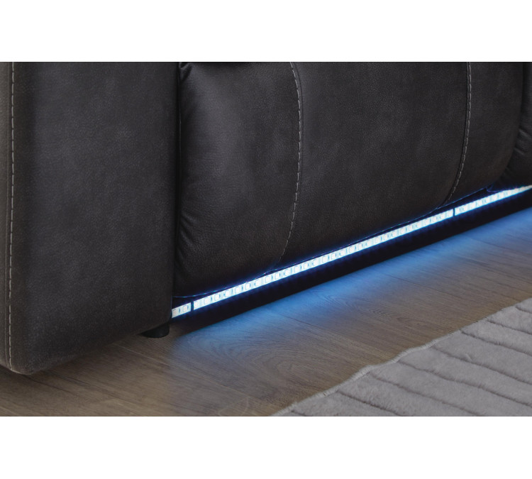 Perarrygin 2-Piece Reclining Sectional - Carbon