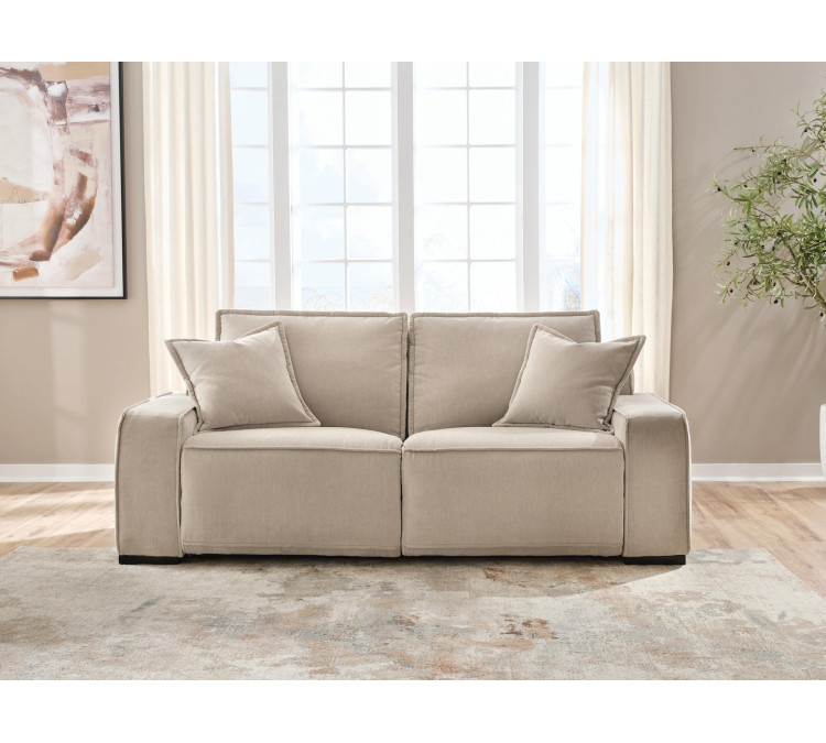 Carceri 2-Piece Power Reclining Sectional Loveseat - Cashmere