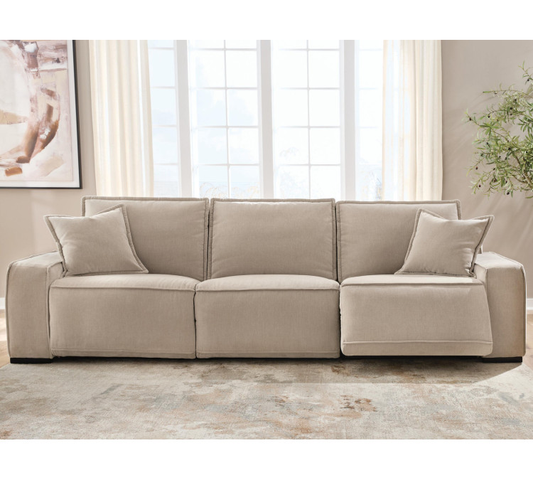 Carceri 3-Piece Power Sectional Reclining Sofa - Cashmere