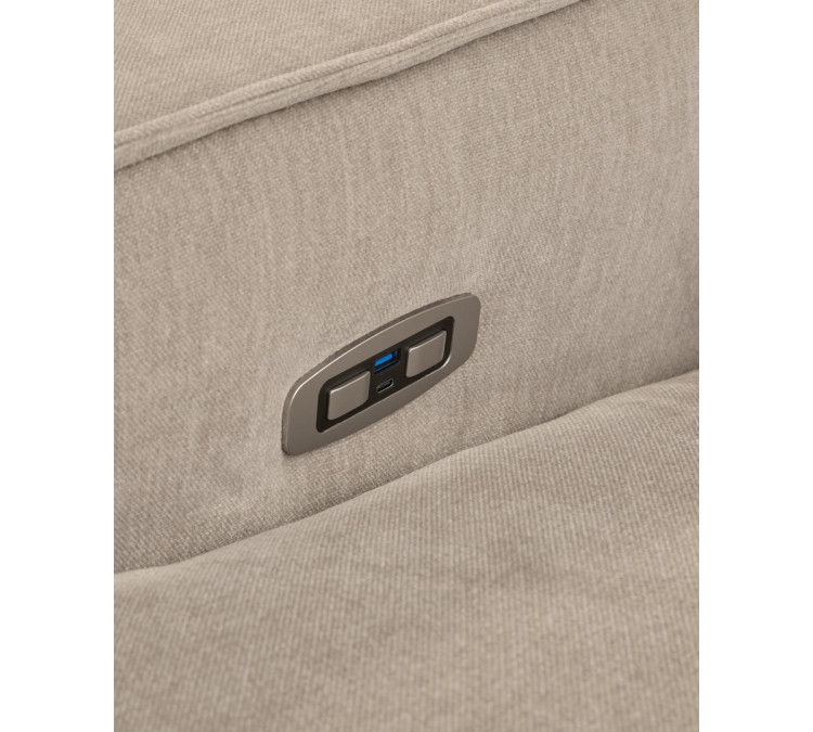 Carceri 3-Piece Power Sectional Reclining Sofa - Cashmere