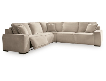 Carceri 5-Piece Power Sectional Reclining Sofa - Cashmere