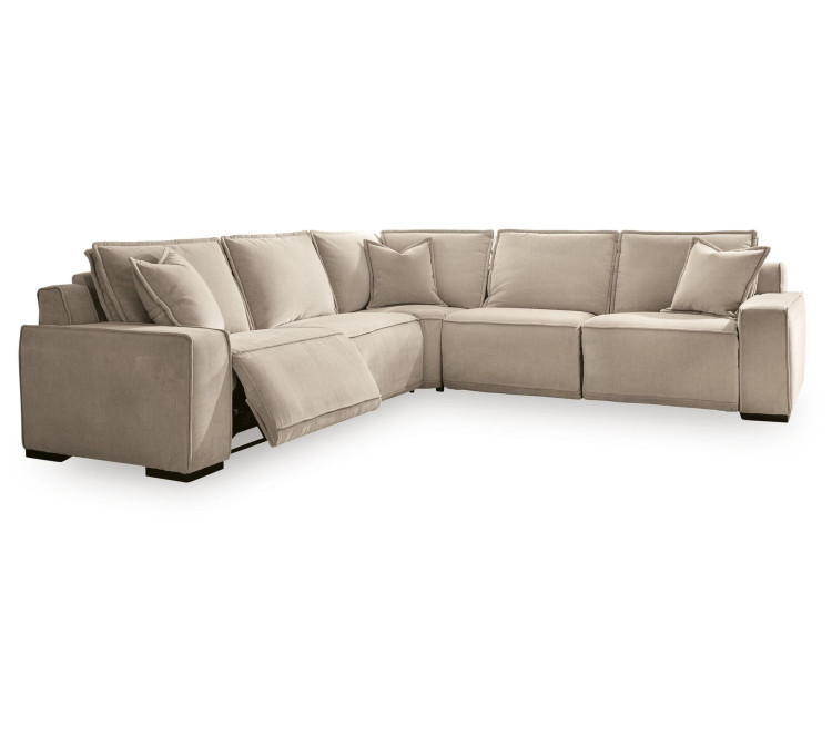 Carceri 5-Piece Power Sectional Reclining Sofa - Cashmere