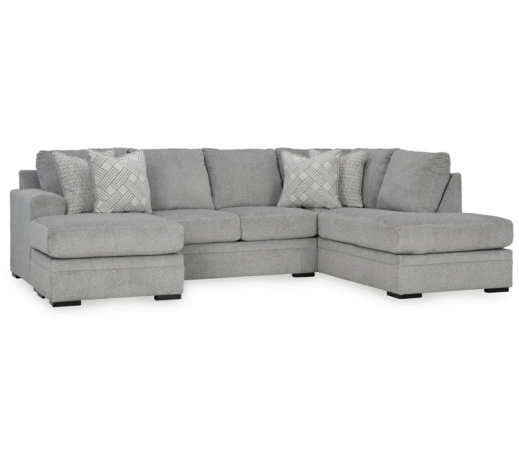 Casselbury 2-Piece Sectional with Chaise - Cement