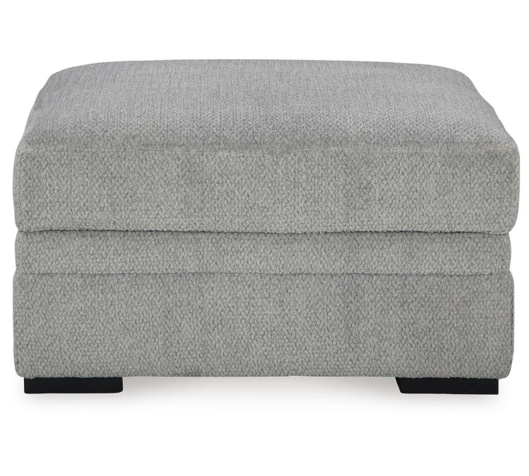 Casselbury Chair and Ottoman - Cement