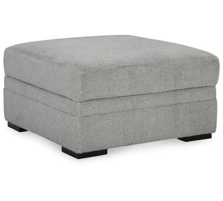 Casselbury Chair and Ottoman - Cement