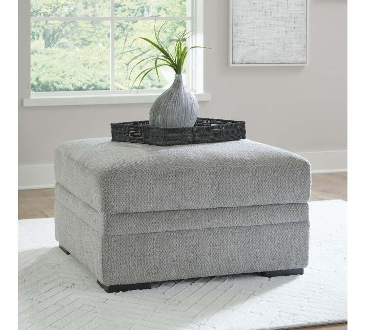 Casselbury Ottoman With Storage - Cement