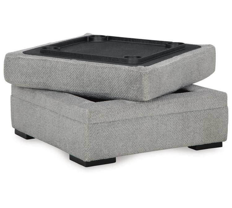 Casselbury Ottoman With Storage - Cement