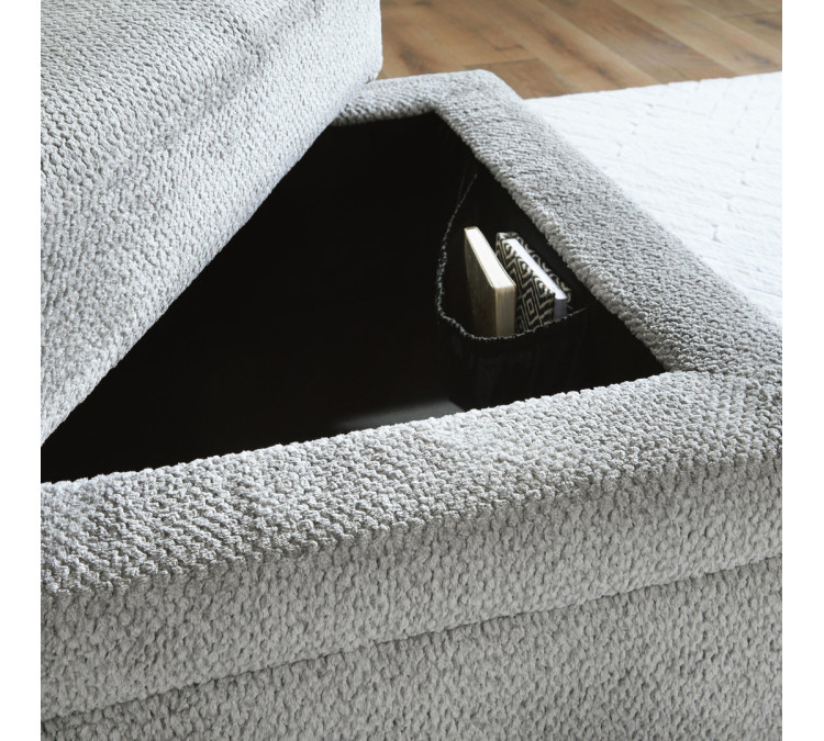Casselbury Ottoman With Storage - Cement