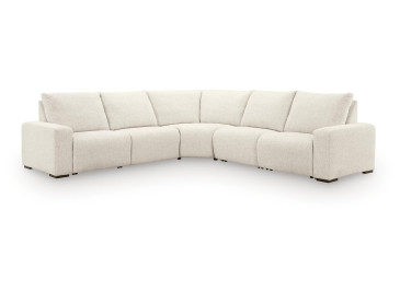 Caldriss 5-Piece Power Reclining Sectional - Chai