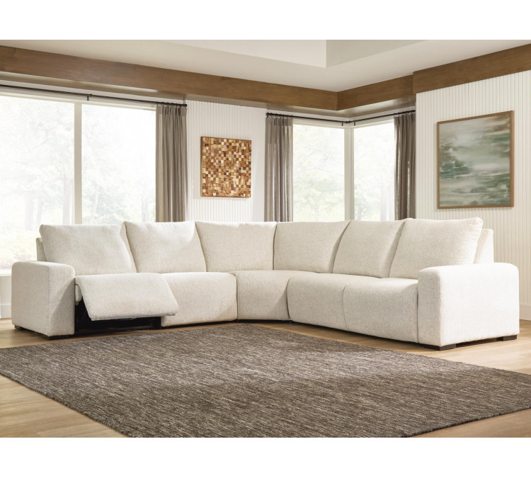 Caldriss 5-Piece Power Reclining Sectional - Chai