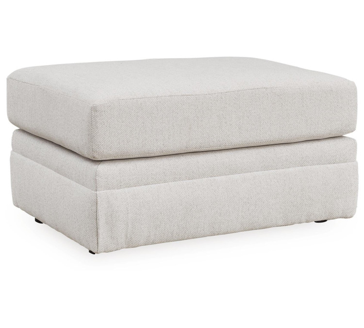 Maitelynn Chair and Ottoman - Chalk