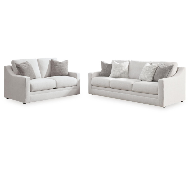 Maitelynn Sofa and Loveseat - Chalk