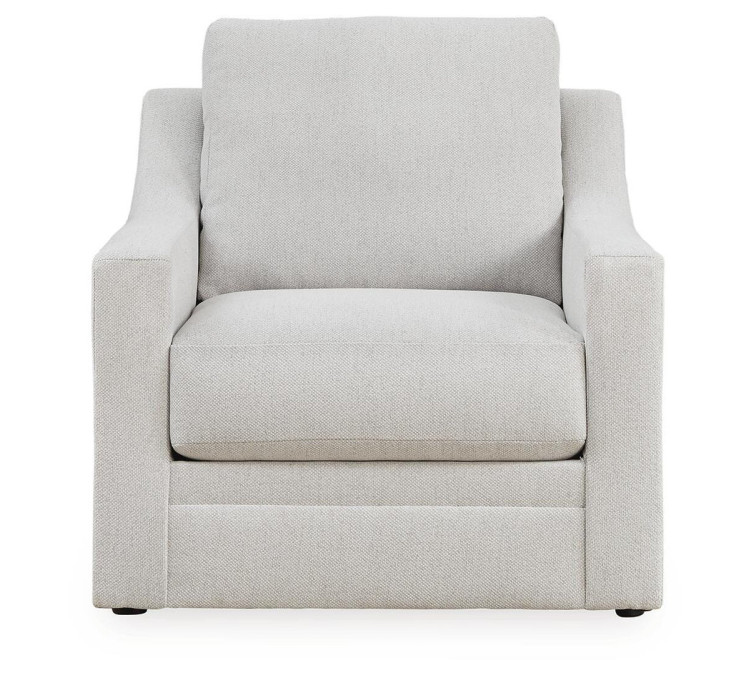 Maitelynn Sofa, Loveseat, Chair and Ottoman - Chalk