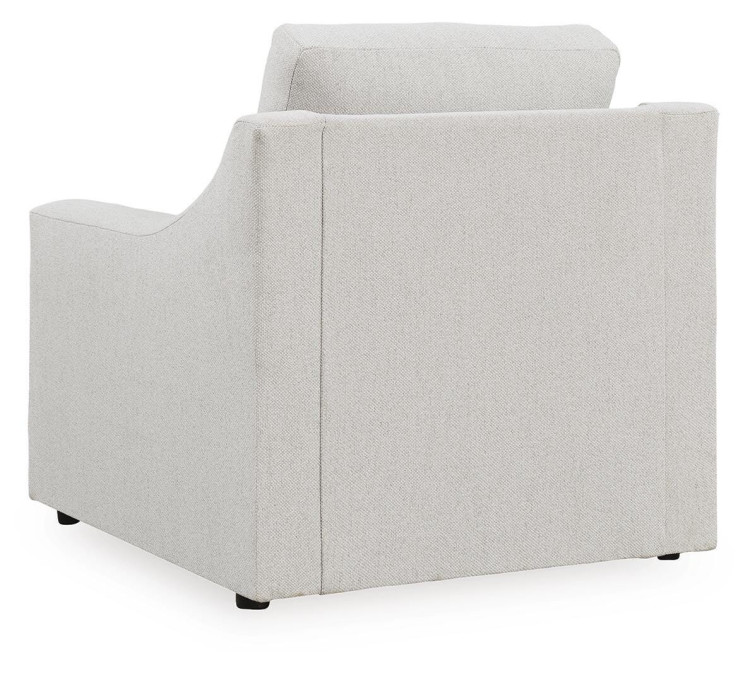 Maitelynn Sofa, Loveseat, Chair and Ottoman - Chalk