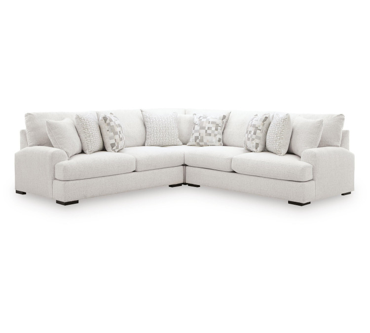Wynncroft Manor 3-Piece Sectional - Chalk