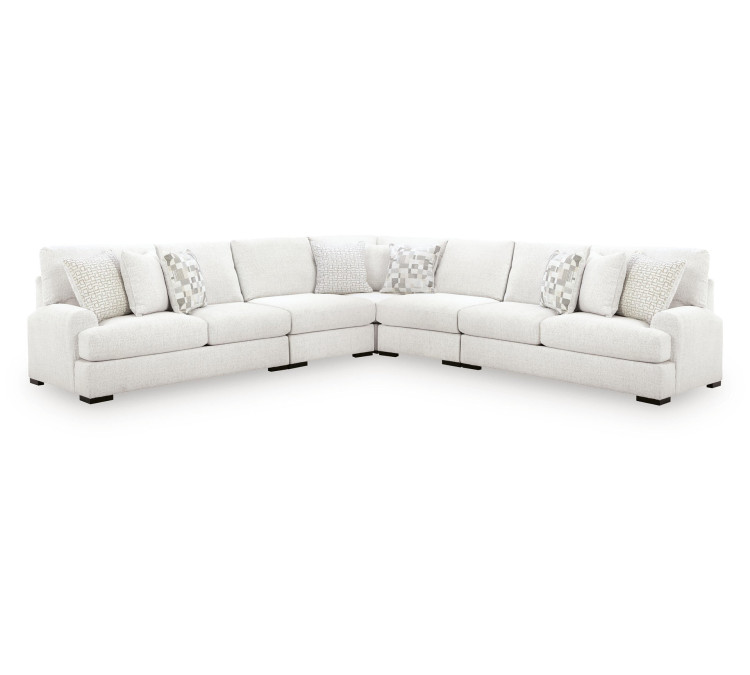 Wynncroft Manor 5-Piece Sectional - Chalk