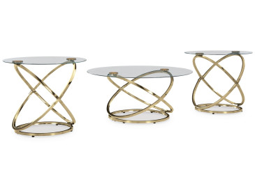 Crimonti Table (Set of 3) - Champagne