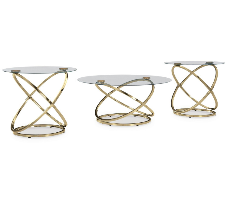 Crimonti Table (Set of 3) - Champagne