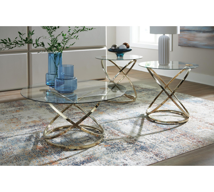 Crimonti Table (Set of 3) - Champagne