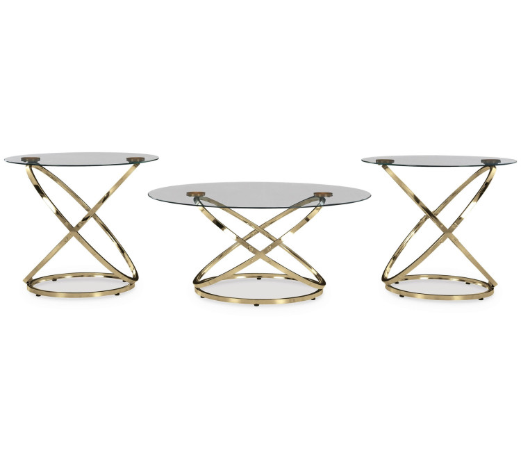 Crimonti Table (Set of 3) - Champagne
