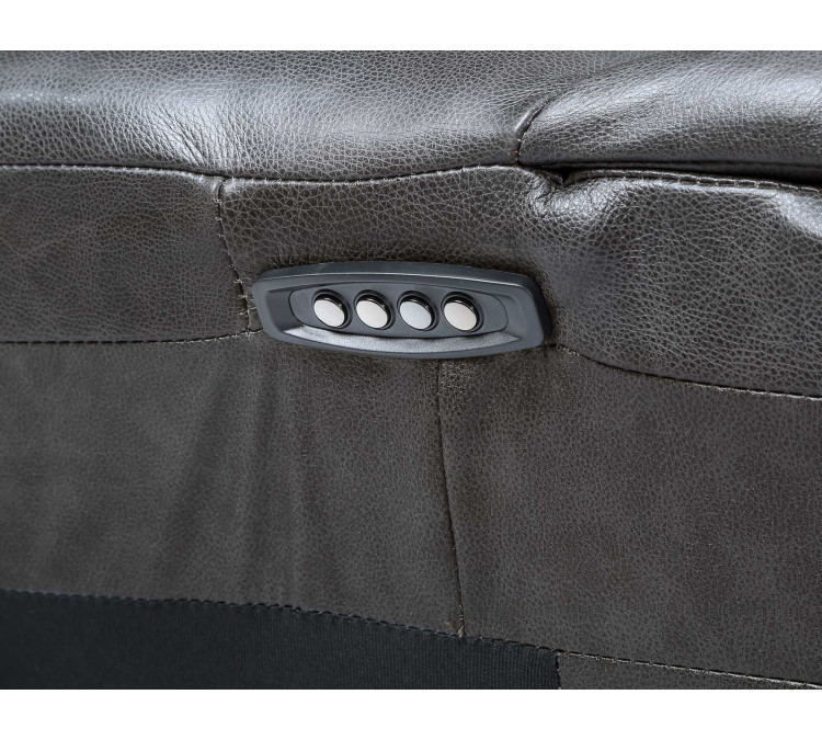 Denver Dual/Power 6/Piece Sectional - Charcoal