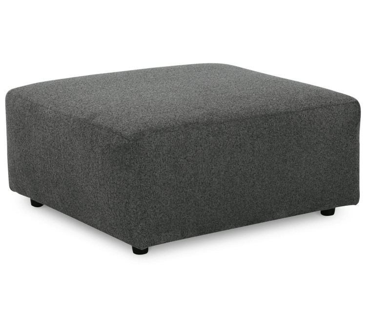 Edenfield Oversized Accent Ottoman - Charcoal
