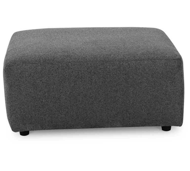 Edenfield Oversized Accent Ottoman - Charcoal