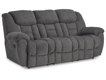 Foreside Reclining Sofa - Charcoal