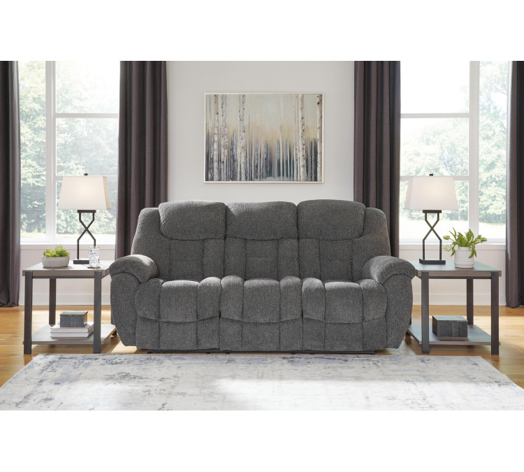 Foreside Reclining Sofa - Charcoal