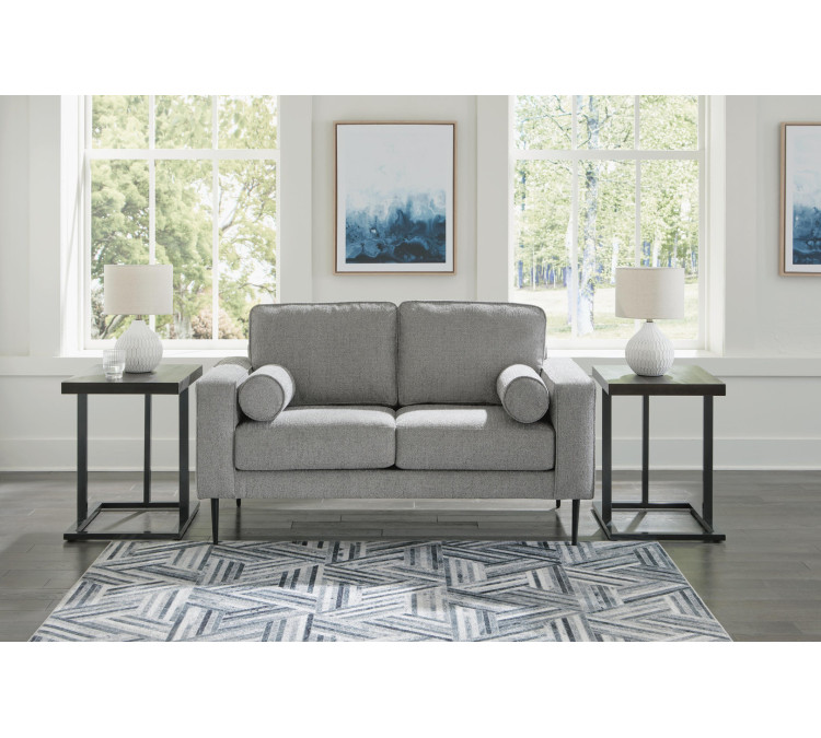 Hazela Loveseat - Charcoal