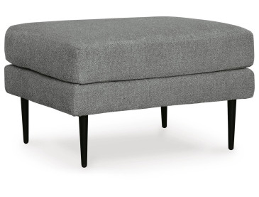 Hazela Ottoman - Charcoal