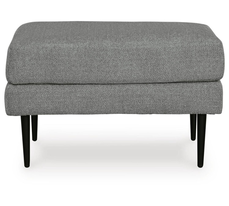 Hazela Ottoman - Charcoal