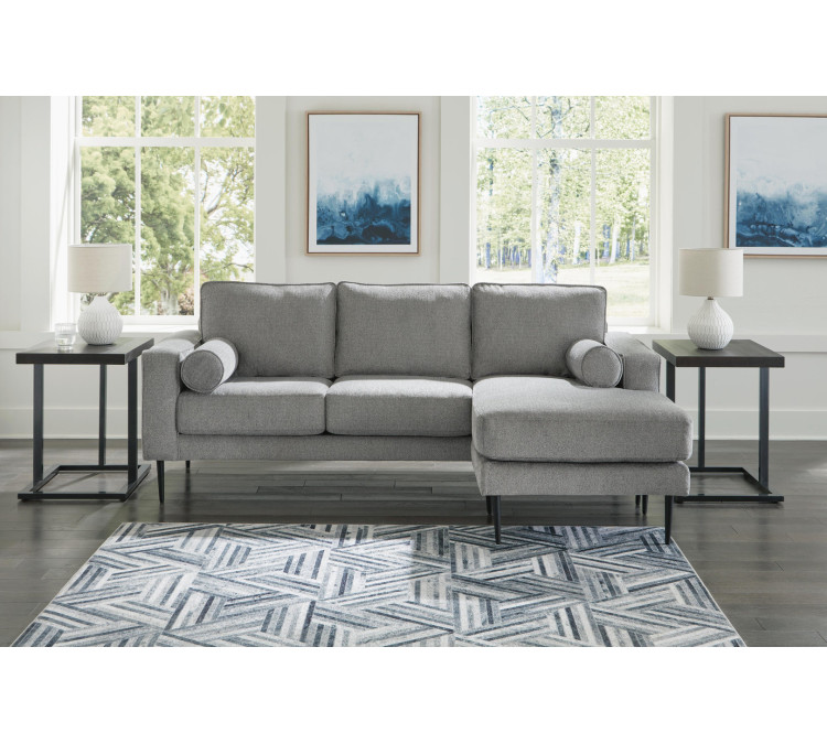 Hazela Sofa Chaise - Charcoal
