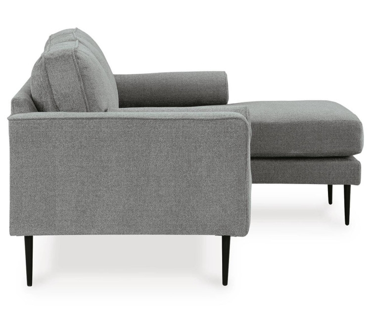 Hazela Sofa Chaise - Charcoal