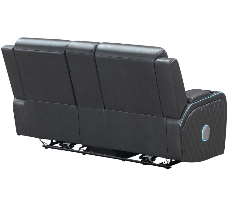 Luna Home Cinema Power Reclining - Charcoal