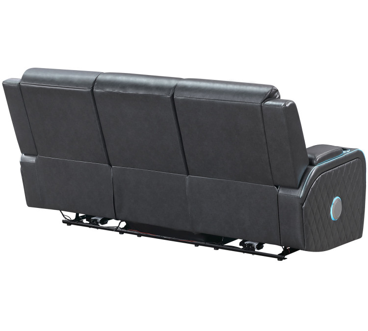 Luna Home Cinema Power Reclining - Charcoal
