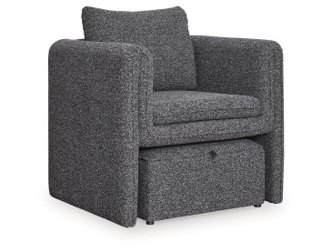 Vreni Accent Chair - Charcoal/Black