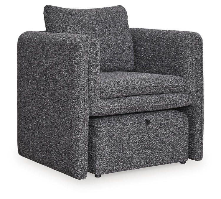 Vreni Accent Chair - Charcoal/Black