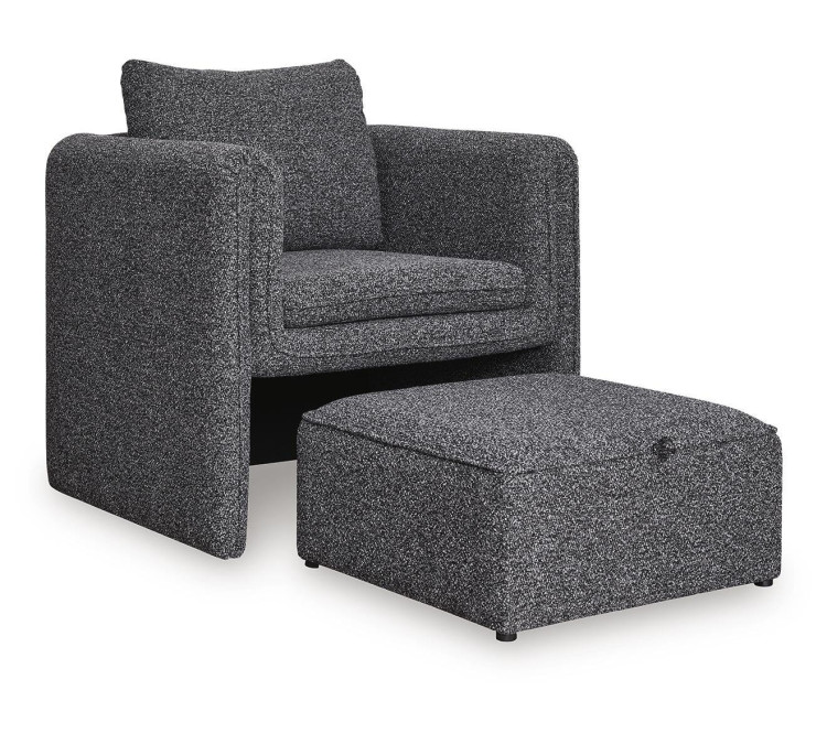 Vreni Accent Chair - Charcoal/Black