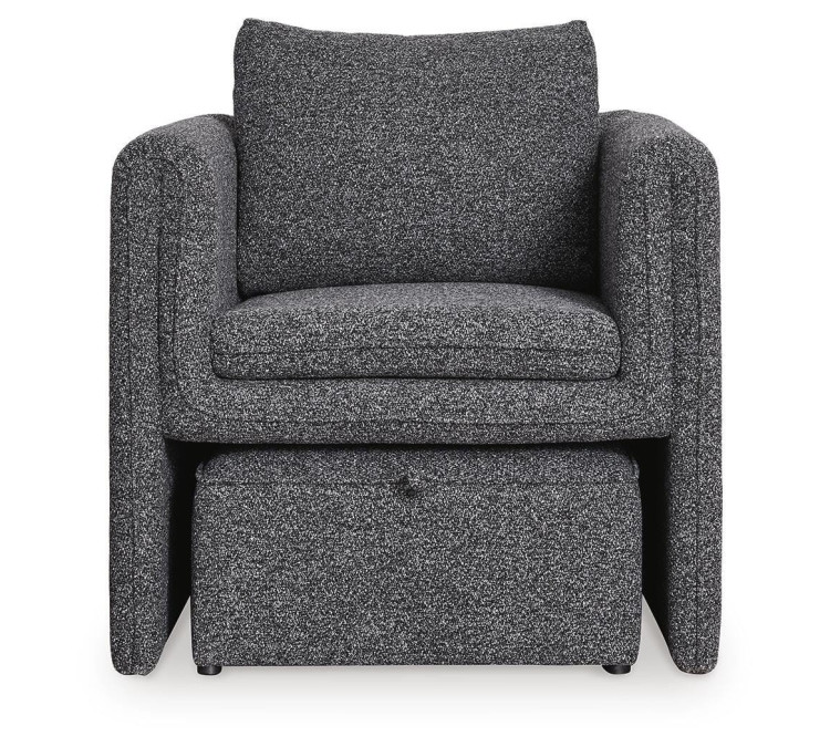 Vreni Accent Chair - Charcoal/Black