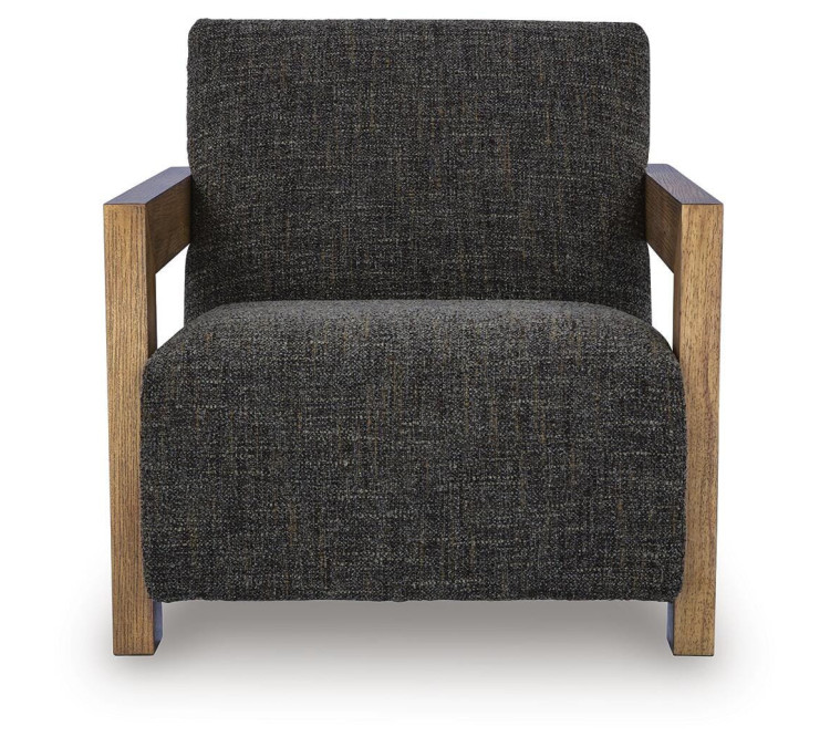 Dorney Accent Chair - Charcoal/Brown