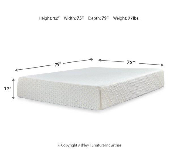 Chime 12 Inch Memory Foam Mattress in a Box - Full