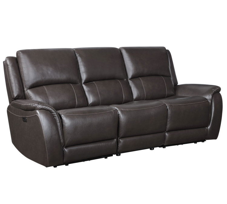 Alexandria Leather Power Reclining - Chocolate